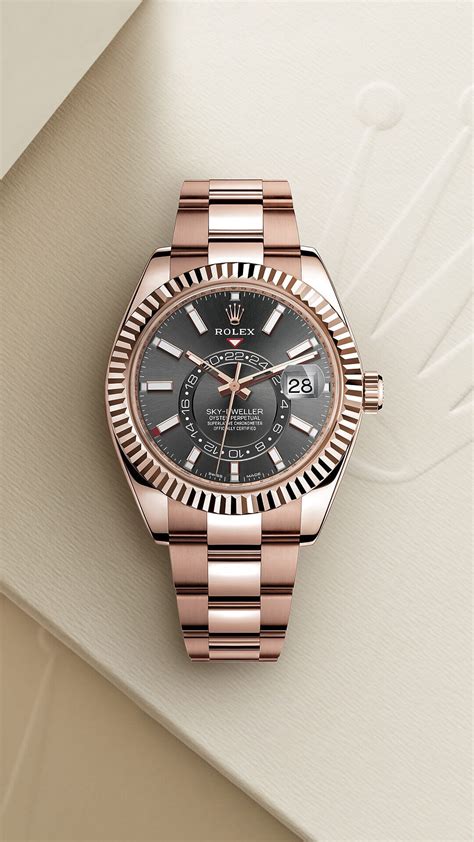 rolex sky dweller rose gold white index 326935|Rolex Sky-Dweller watch price.